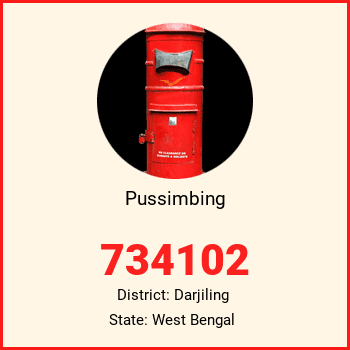 Pussimbing pin code, district Darjiling in West Bengal