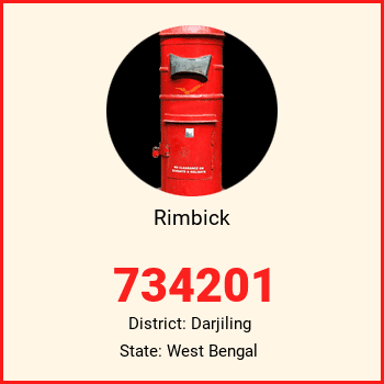 Rimbick pin code, district Darjiling in West Bengal