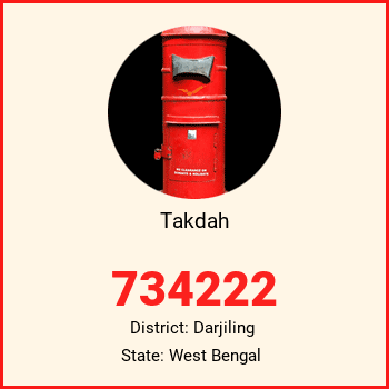 Takdah pin code, district Darjiling in West Bengal