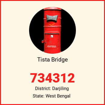 Tista Bridge pin code, district Darjiling in West Bengal
