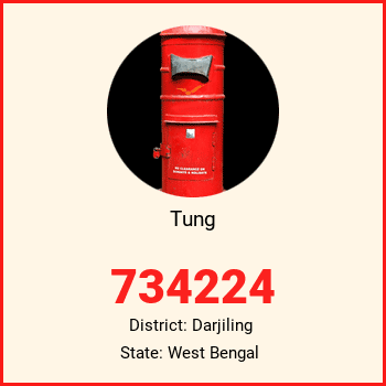 Tung pin code, district Darjiling in West Bengal