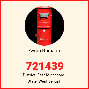 Ayma Barbaria pin code, district East Midnapore in West Bengal
