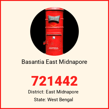 Basantia East Midnapore pin code, district East Midnapore in West Bengal