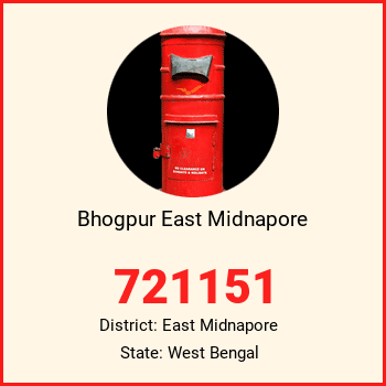 Bhogpur East Midnapore pin code, district East Midnapore in West Bengal