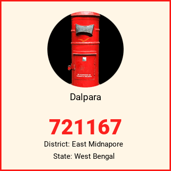 Dalpara pin code, district East Midnapore in West Bengal