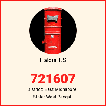 Haldia T.S pin code, district East Midnapore in West Bengal