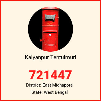 Kalyanpur Tentulmuri pin code, district East Midnapore in West Bengal