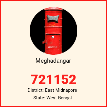 Meghadangar pin code, district East Midnapore in West Bengal