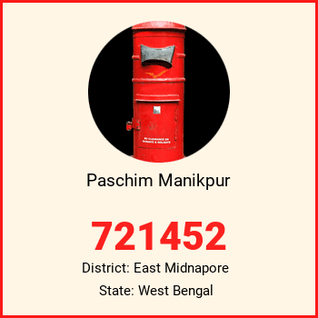 Paschim Manikpur pin code, district East Midnapore in West Bengal