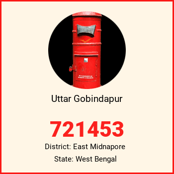 Uttar Gobindapur pin code, district East Midnapore in West Bengal