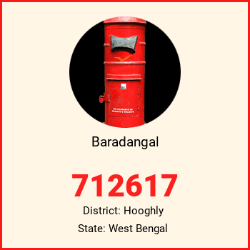 Baradangal pin code, district Hooghly in West Bengal