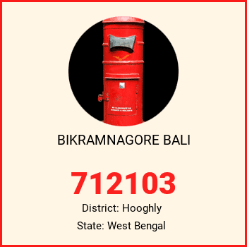 BIKRAMNAGORE BALI pin code, district Hooghly in West Bengal