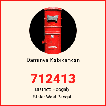 Daminya Kabikankan pin code, district Hooghly in West Bengal