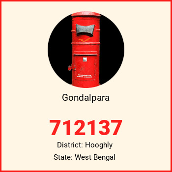 Gondalpara pin code, district Hooghly in West Bengal