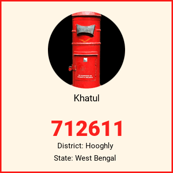 Khatul pin code, district Hooghly in West Bengal