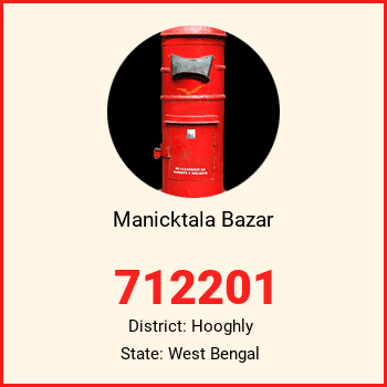 Manicktala Bazar pin code, district Hooghly in West Bengal