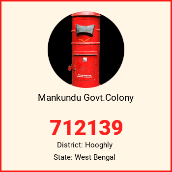 Mankundu Govt.Colony pin code, district Hooghly in West Bengal