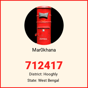 Mar0khana pin code, district Hooghly in West Bengal