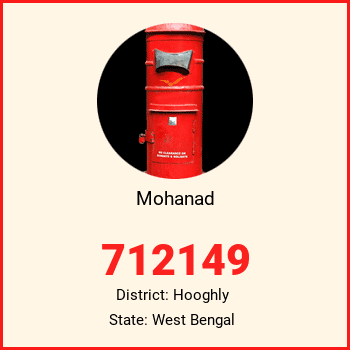 Mohanad pin code, district Hooghly in West Bengal