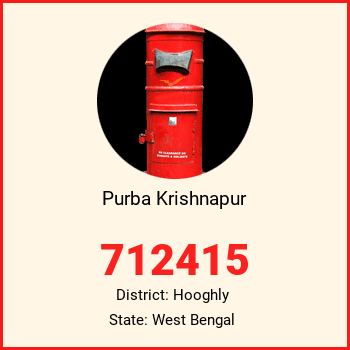 Purba Krishnapur pin code, district Hooghly in West Bengal