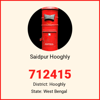 Saidpur Hooghly pin code, district Hooghly in West Bengal