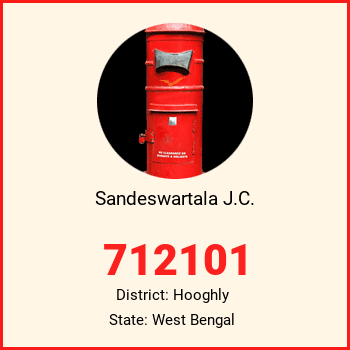 Sandeswartala J.C. pin code, district Hooghly in West Bengal