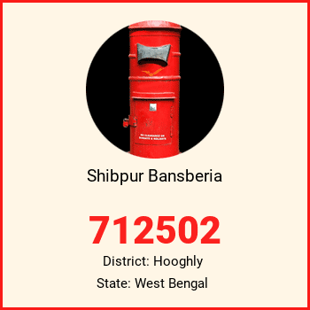 Shibpur Bansberia pin code, district Hooghly in West Bengal