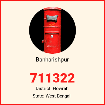 Banharishpur pin code, district Howrah in West Bengal