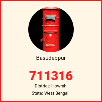 Basudebpur pin code, district Howrah in West Bengal