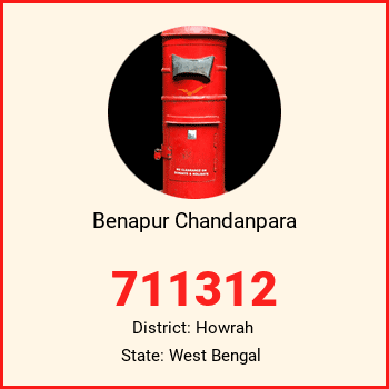 Benapur Chandanpara pin code, district Howrah in West Bengal