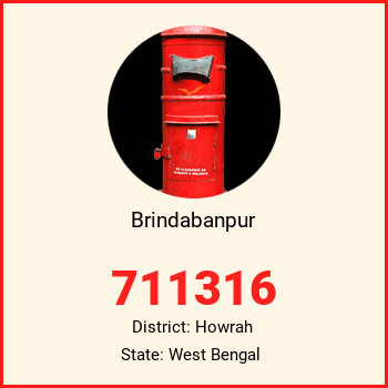 Brindabanpur pin code, district Howrah in West Bengal