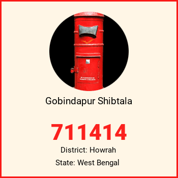 Gobindapur Shibtala pin code, district Howrah in West Bengal