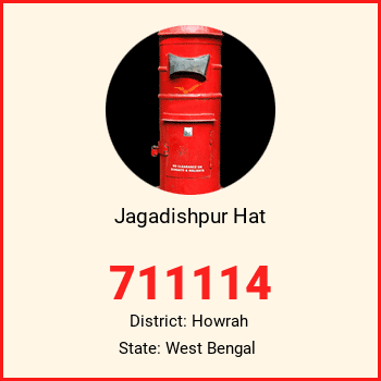 Jagadishpur Hat pin code, district Howrah in West Bengal