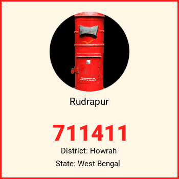 Rudrapur pin code, district Howrah in West Bengal