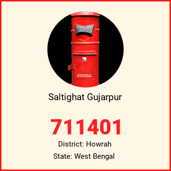Saltighat Gujarpur pin code, district Howrah in West Bengal