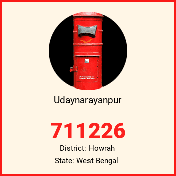 Udaynarayanpur pin code, district Howrah in West Bengal