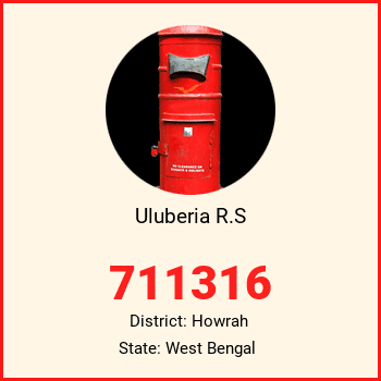 Uluberia R.S pin code, district Howrah in West Bengal