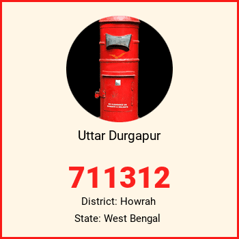 Uttar Durgapur pin code, district Howrah in West Bengal