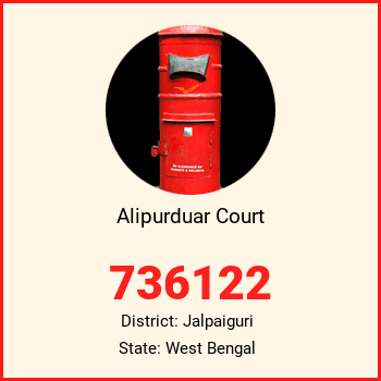 Alipurduar Court pin code, district Jalpaiguri in West Bengal