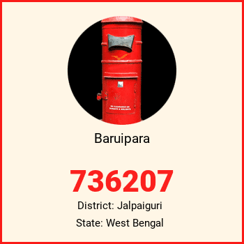 Baruipara pin code, district Jalpaiguri in West Bengal