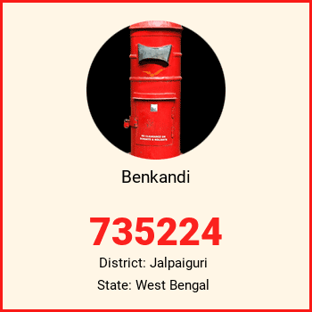 Benkandi pin code, district Jalpaiguri in West Bengal