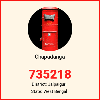 Chapadanga pin code, district Jalpaiguri in West Bengal