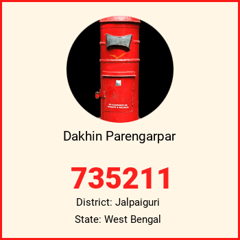 Dakhin Parengarpar pin code, district Jalpaiguri in West Bengal