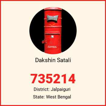 Dakshin Satali pin code, district Jalpaiguri in West Bengal