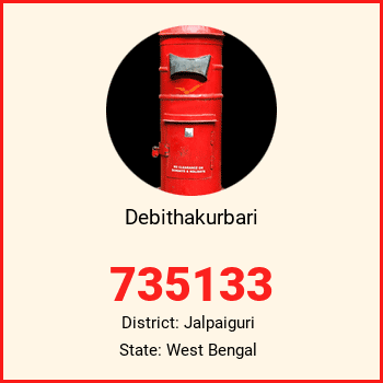 Debithakurbari pin code, district Jalpaiguri in West Bengal