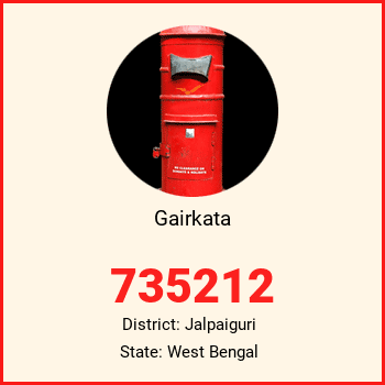 Gairkata pin code, district Jalpaiguri in West Bengal