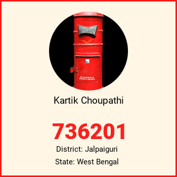 Kartik Choupathi pin code, district Jalpaiguri in West Bengal