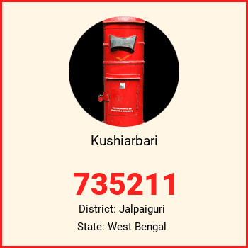 Kushiarbari pin code, district Jalpaiguri in West Bengal