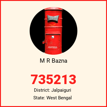 M R Bazna pin code, district Jalpaiguri in West Bengal