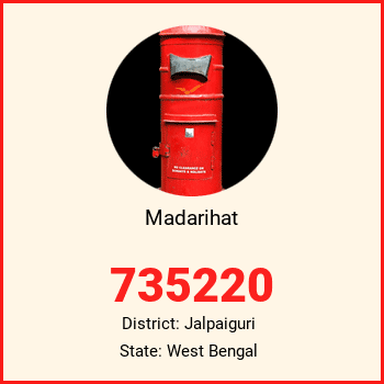 Madarihat pin code, district Jalpaiguri in West Bengal